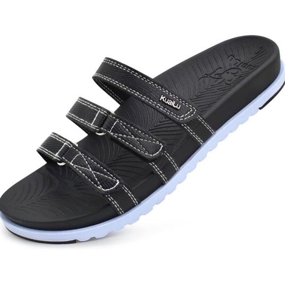 KuaiLu Womens Orthotic Slides Comfort Plantar Fasciitis Arch Support San… - Picture 4 of 10